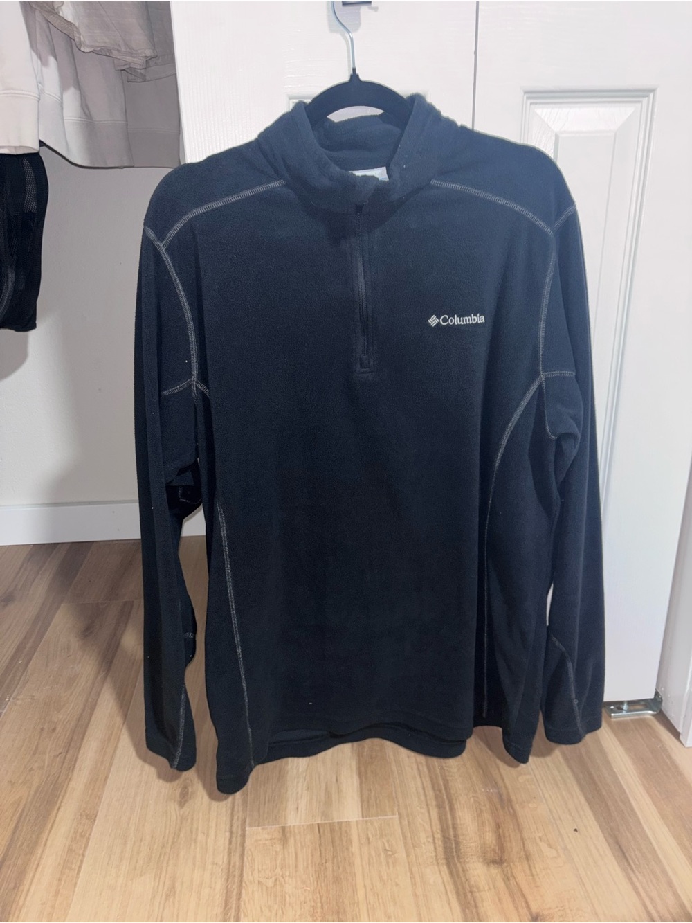 Columbia Men's Black Performance Half-Zip Fleece Jacket